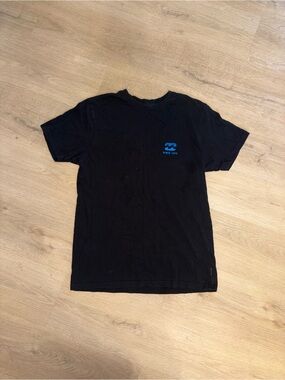 Billabong Tee with Small Blue Chest Logo